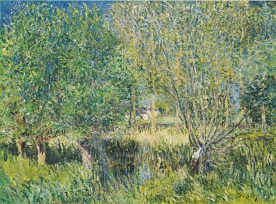 Willows on the Banks of the Orvanne by Alfred Sisley